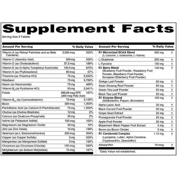 Rule 1 Men's Multi 180tap - الصورة 2